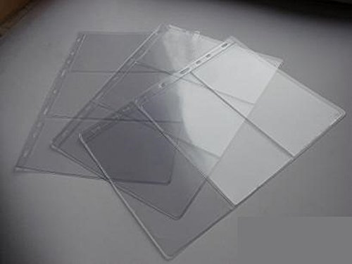 COLLECTOR A4 Pages for banknote album - Type 3 - for three notes x 10 sleeves