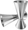 Spirit Measures, Stainless Steel Shot Measure Drinks Alcohol Gin Jigger Craft Dual Drinks Measuring Cup for Bar Party Wine Cocktail Drink Shaker (30x50ML)