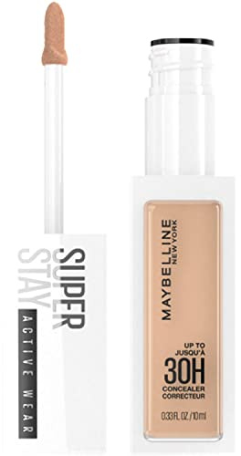 Maybelline L'Oreal SuperStay Active Wear Concealer, Up to 30H, full coverage, matte, 25, Medium, Off White