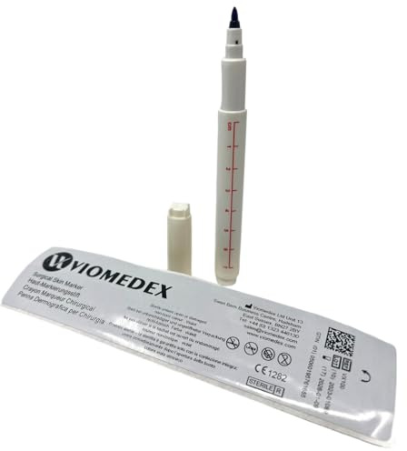 InkgrafiX® IG64592 - Rotulador estéril para piel (2 unidades, tinta violeta)