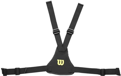 WILSON Pro Gold 2 Chest Protector Harness Black, One Size