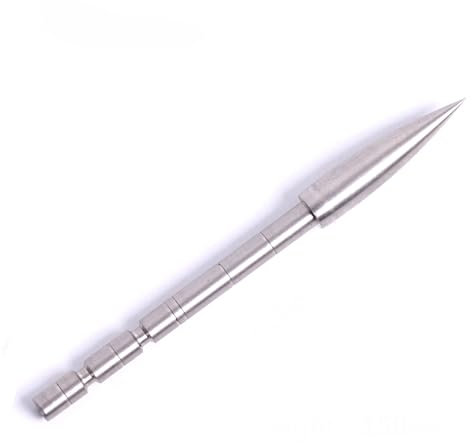 PHILOCS 24 Stück Rostfreier Stahl Bullet Pfeilspitzen 80 100 120 150 170 200 Grain für ID 4,2 mm Pfeilschaft, Pfeilkopf Spitze Bogenschießen DIY Pfeile Zubehör (OD5.8mm 150 Grain)