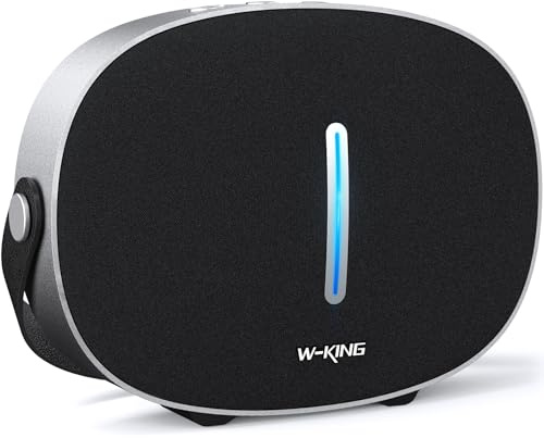 W-KING Bluetooth Speaker Loud, T8II Portable Bluetooth Speakers Wireless, 96W Peak Powerful Outdoor Boombox Subwoofer, Deep Bass/Clear Sound, BT5.4/Fast Charging/USB/AUX, Party Large Speaker