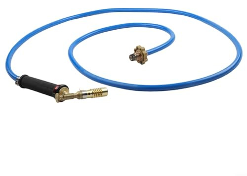 Torcia di saldatura efficiente con struttura interamente in rame, controllo ottimale della temperatura per saldatura metallica senza cuciture (A)