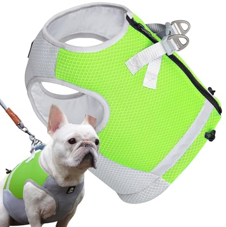 Arnés de chaleco refrescante para perro, arnés de tela refrescante de 3 capas, cómodos chalecos para cachorros con tiras reflectantes, ideal para deportes, senderismo, entrenamiento de verano