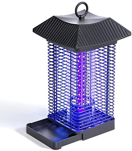 Buzbug LED Mückenlampe für Innen und Außen, 10 Jahre Lebensdauer,Nachhaltig mit geringerem Stromverbrauch, 2m Netzkabel, Hochspannungs-Insektenvernichter, Mückenschutz, Fliegenfalle, Mückenabwehr