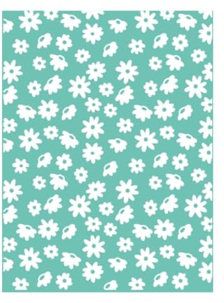 Daisy Flowers Craftelier präglingsmapp - Prästkragar Relief för scrapbooking och hantverk, kompatibel med Sizzix Big Shot, Big Shot Plus, Revolution | 15 x 20 cm