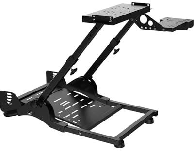 PXN A10 Soporte para Volante Gaming – Soporte de Volante de Carreras Plegable y Ajustable para V99, V10, G25, G27, G29, G920, G923, T248, T300RS, T500RS, TS-PC