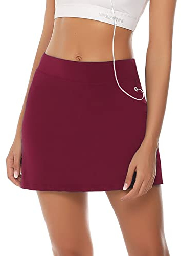 iClosam Falda Pantalón Deportiva de Tenis Transpirable Falda Pantalon Mujer Vestir Cómoda Skorts Mujer Verano para Ejercicio Golf Tenis