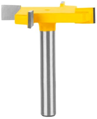 Eruceky Fresas en T para Carpintería, Fresa para Desbaste, Broca de Fresado de Superficie , Con ranura en T para Enrutador, Fresadora, Fresadora para Fresadora, Vástago de Carburo (Plata)