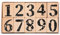 Nummer 0 bis 9 Holz Gummistempel, 10Stk Zahlen Holzstempel, Stempel Dekoration Set für DIY Grußkarten, Scrapbooking, Handwerk, Kartenherstellung