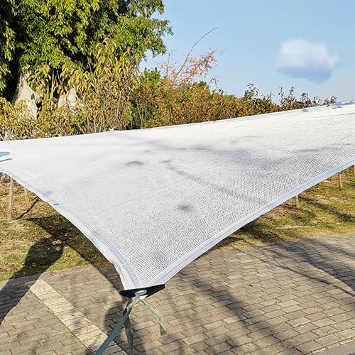 Malla Sombreo Red De Sombra con Ojales Toldo Vela Rectangular Cubierta de Parasol para Exteriores,para Plantas Patio Jardín Balcon Terraza (2x5m)