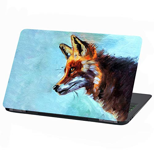 Laptop Folie Cover: Strange Klebefolie Notebook Aufkleber Schutzhülle selbstklebend Vinyl Skin Sticker (17 Zoll, LP35 Beautiful Fox)