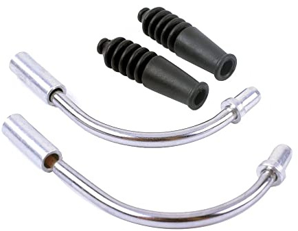 Paire Coude V avec Soufflet en Caoutchouc Pièces de rechange pour Freins en V Vélo Vtt Tube Courbe Tuyau Couverture