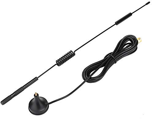 KIMISS 18dBi à Gain élevé, Antenne Extérieure à Aspiration Magnétique GSM 2g Antenne 4G 3G GSM LTE 700 2700MHz 36cm() (3 mètres de Long)