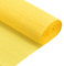 QUARKZMAN Rouleau de Papier Crépon 210cm de Long 50cm de Large Papier Crepon pour la Cérémonie de Mariage, Diverses Grandes Décorations de Festivals, Jaune Abricot