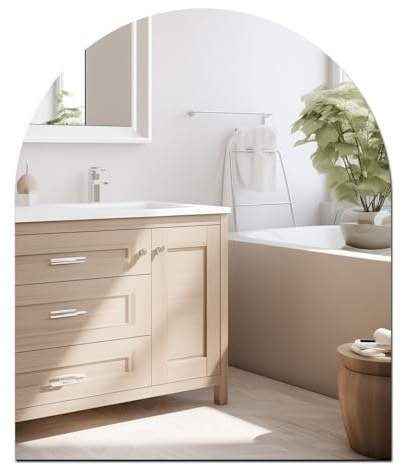 DARENYI Specchio adesivo autoadesivo, specchio adesivo HD, specchio decorativo decorazione da parete, specchio senza telaio, piastrelle autoadesivo, per la scuola a parete a casa(35,5 * 30 cm)