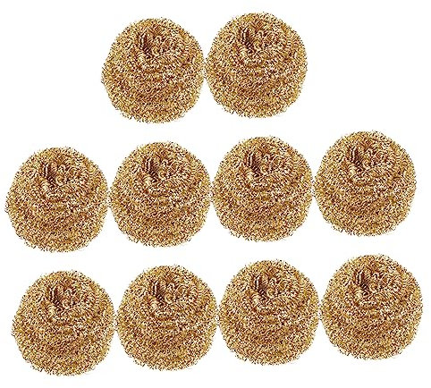 GALPADA 10piezas Limpiador De Puntas De Soldador Con Bola De Alambre De Latón Para Limpieza y Prolongación De Vida Útil Elimina Óxidos y Residuos Sin Afectar Temperatura