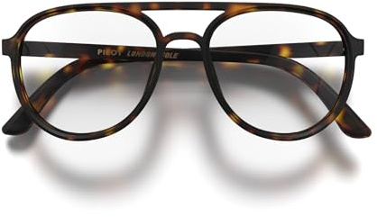 LONDON MOLE® Pilot Lunettes de lecture fines et légères | Cadre classique de type pilote | Des lecteurs raffinés et intemporels | Unisex | Charnières à ressort