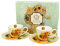 Duo Kollektion Art Gallery by V. van Gogh EIN Satz von 2 Espresso Tassen mit Untertassen SUNFLOWERS aus New Bone China Porzellan in Geschenkbox, Kaffeetasse, Füllmenge maximale 110 ml