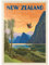 New Zealand: Milford Sound, Vintage Poster - Premium 1000 pieces Puzzle - MyPuzzle special collection from Anderson Design Group