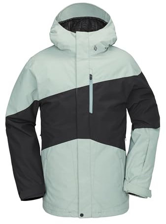 Volcom Insulated Winter Ski Jacket Primry-Chaqueta de esquí de Invierno aislada para Snowboard, Agave S5, Large para Hombre