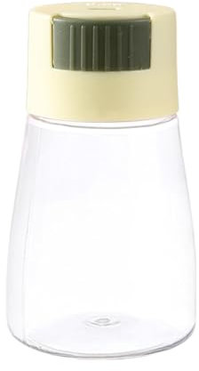 Ynnhik Spargitore per sale spezie – Spargitore per zucchero in polvere, contenitore per sale con coperchio, contenitore per sale grosso, contenitore per sale trasparente, design push per cucina