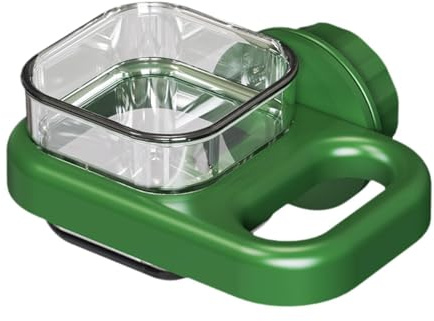 MagiDeal Tazón de alimentación de Alimentos de periódico Tazón Seguro de pájaros Aves Aves Aves para Alimentar a pájaros Tazas de Plato para Loros Dentro de la, Verde