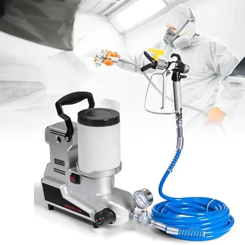 Pulvérisateur de peinture sans air, haute pression pour peintures au latex à base d'eau, idéal pour les opérations de pulvérisation intérieure et extérieure