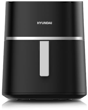 Hyundai Freidora de Aire sin Aceite 7 Litros, Air Fryer HAF7000D. 1800 W, 10 Programas, Negro