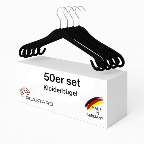 Plastard NA33 Kinder-Kleiderbügel 30er Set – 33 cm, für Größe 92–128, 360° Haken, 0,8 cm schmal – platzsparend & stabil für Kinderkleidung, Kinderjacken, Shirts, Pullover, Hemden