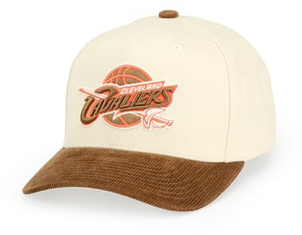 Mitchell & Ness NBA Tawny Pro Crown Snapback Gorra - Cleveland Cavaliers, Talla única, ajustable, Hombre, Mujer, Niños, Unisex, Primavera, Verano, Otoño, Invierno