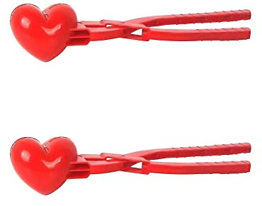 Heart Snowball Maker Clip Winter Plastic Kids Outdoor Toys Sand Snow Tool Animal Shaped Creative Childhood Toy