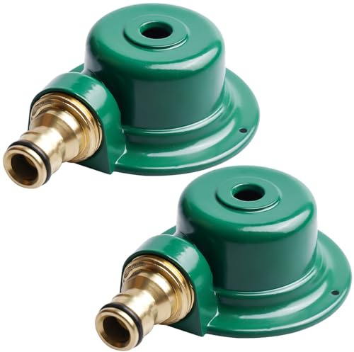 2 irrigatori per prato in metallo, irrigatori circolari a 360 gradi, irrigatore da giardino, da piccola a media superficie, irrigatore da giardino per impianti di irrigazione, irrigatore per prato