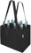 Navaris Sac de Transport 12 Bouteilles - Panier en Polyester 26 x 35 x 27 cm pour Bouteille de 1,5L - Rangement Eau Vin Bière - Lavable en Machine