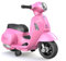 TURBO CHALLENGE - Vespa GTS - Porteur Elèctrique - 119153 - Scooter - Rose - Prêt à Rouler - 25Kg Max - Plastique - Batteries Rechargeables - À partir de 18 Mois