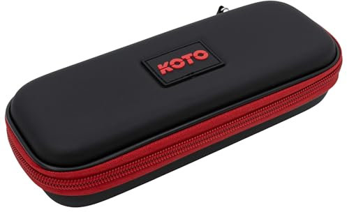 KOTO - Dartwallet Eva Small Rot, Darttasche mit Reissverschluß, Dart Hülle, Dartkoffer, Darts Box