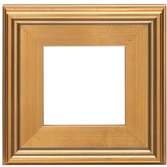 Creative Mark Plein Air Style Frame, Hand Leafed Gold, 8x8-2.75 Wide Moulding with 1/2 Rabbet Depth, Open Back W/O Glazing, Museum Quality, For Art Panels, Stretched Canvas, Pictures & More