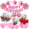 32 Pcs Kitty Geburtstagsdeko, Kitty Luftballon Geburtstag, Helium Luftballon Kitty, Kitty Folien Ballon, Geburtstagsdeko Mädchen Hello, Kitty Ballon Deko Geburtstag, Kitty Party Deko Set