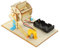 HEMOTON 1 Set Giocattoli Di Assemblaggio Di Puzzle Giocattoli Per Bambini Kit Impianto Idroelettrico Elettrico Scienza Esperimento Kit Alunni Assemblato Di Legno Kit Di Strumenti