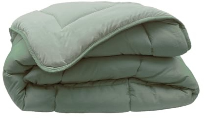 Mon PTIT Dodo - Piumino bicolore, 100 x 140 cm, colore: verde/chiaro verde