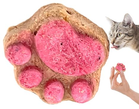 Katzenleckerlis | Cookie Katzenpfoten | Galletas de gato naturales y saludables, golosinas para gatos secos, golosinas para gatitos, golosinas para alimentos para gatos en forma de, galleta para g