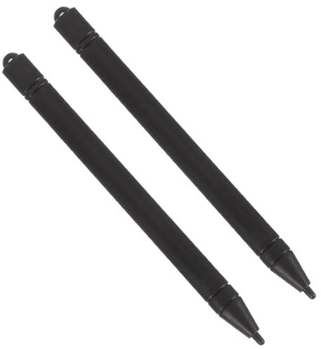 Stylet pour Tablettes LCD Noir, Lot de 2, Plastique, Dessin et Écriture