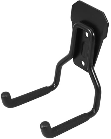 Beavorty Ganci a Muro per Garage per Impieghi Gravosi in Acciaio, Organizer per Utensili Elettrici e Biciclette, Portasciugamani e Portascale Resistenti per Stoccaggio Pesante