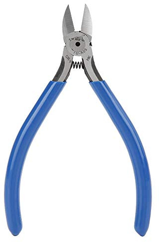 Diagonal Pliers, 5 Inch Electrical Wire Cable Cutters Cutting Side Snips Flush Pliers for Bending and Cutting Electric Wire, Iron Wire, Steel Wire