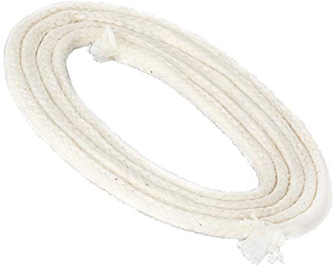 Nklaus 1m veke med glasfiber veke rund Ø 7mm för smältande ljus spritlampa oljelampa för renad lampolja paraffinolja trädgårdsbrännare paraffinlampa 1263