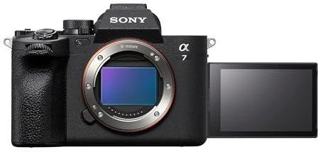 Sony Alpha 7 IV, Fotocamera Mirrorless Full-Frame,33 MP, Real-time Eye Autofocus, 10 fps, 4K60p, schermo orientabile e ad apertura laterale, Nero