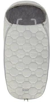 Winter-Fußsack Kinderwagen Inglesina, Gepolstert, Warm und Rutschfest, Kälteschutz und Sicherheit, Iceberg Grey