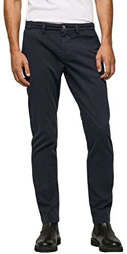 Pepe Jeans Charly, Pantalones Hombre, Azul (Dulwich), 33W / 32L