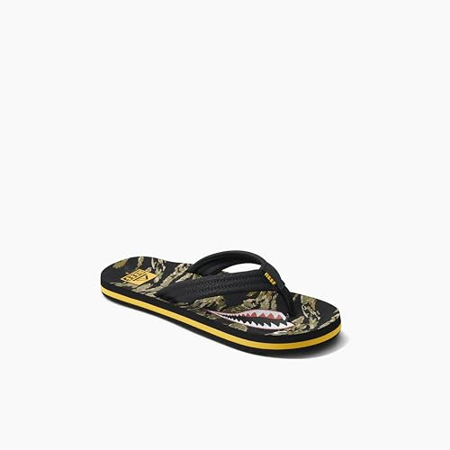 Reef Sandales Little Ahi pour filles, Tiger Shark., 4 UK